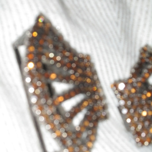 vtg DELIZZA & ESTER JULIANNA RHINESTONE DRESS CLIP - Picture 7 of 8